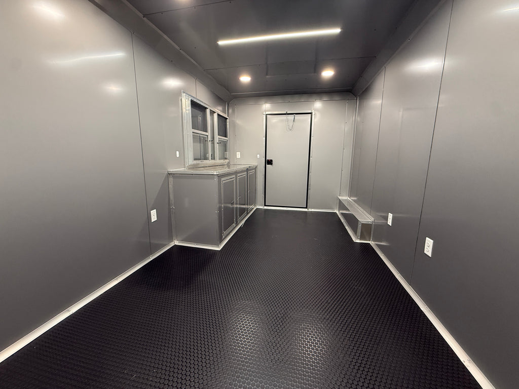 8.5x26TA3 Silver Frost BBQ Porch Trailer — image 7 of 11