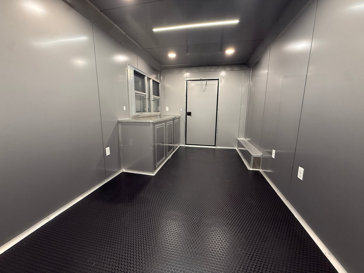8.5x26TA3 Silver Frost BBQ Porch Trailer — image 7 of 11