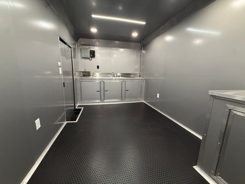 8.5x26TA3 Silver Frost BBQ Porch Trailer — image 3 of 11