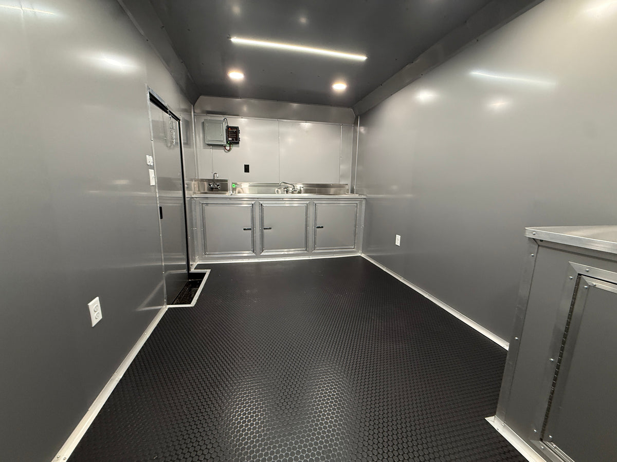 8.5x26TA3 Silver Frost BBQ Porch Trailer — image 3 of 11