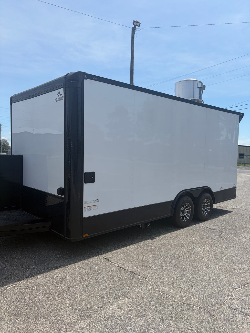 8.5x18 Mobile Food & Concession Trailer White — image 5 of 24