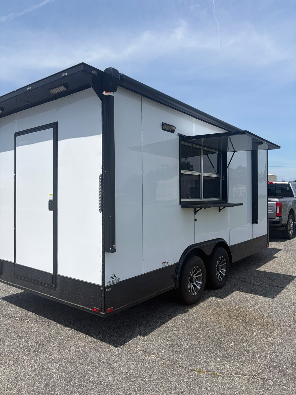 8.5x18 Mobile Food & Concession Trailer White — image 3 of 24