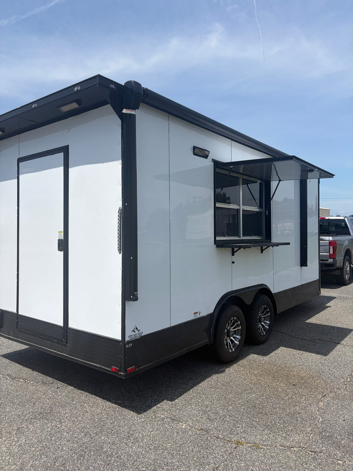 8.5x18 Mobile Food & Concession Trailer White — image 3 of 24
