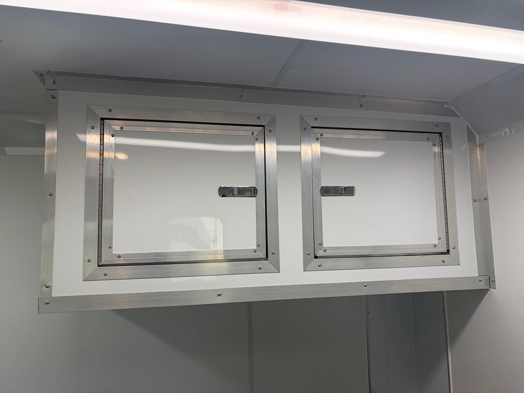 6X10SA White Splicing Trailer