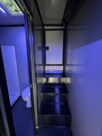 8.5X42TA Silver Race Ready Gooseneck Trailer | Living Quarters