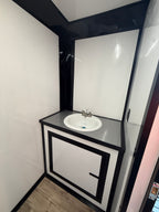 Remolque de oficina blanco de 8.5x18