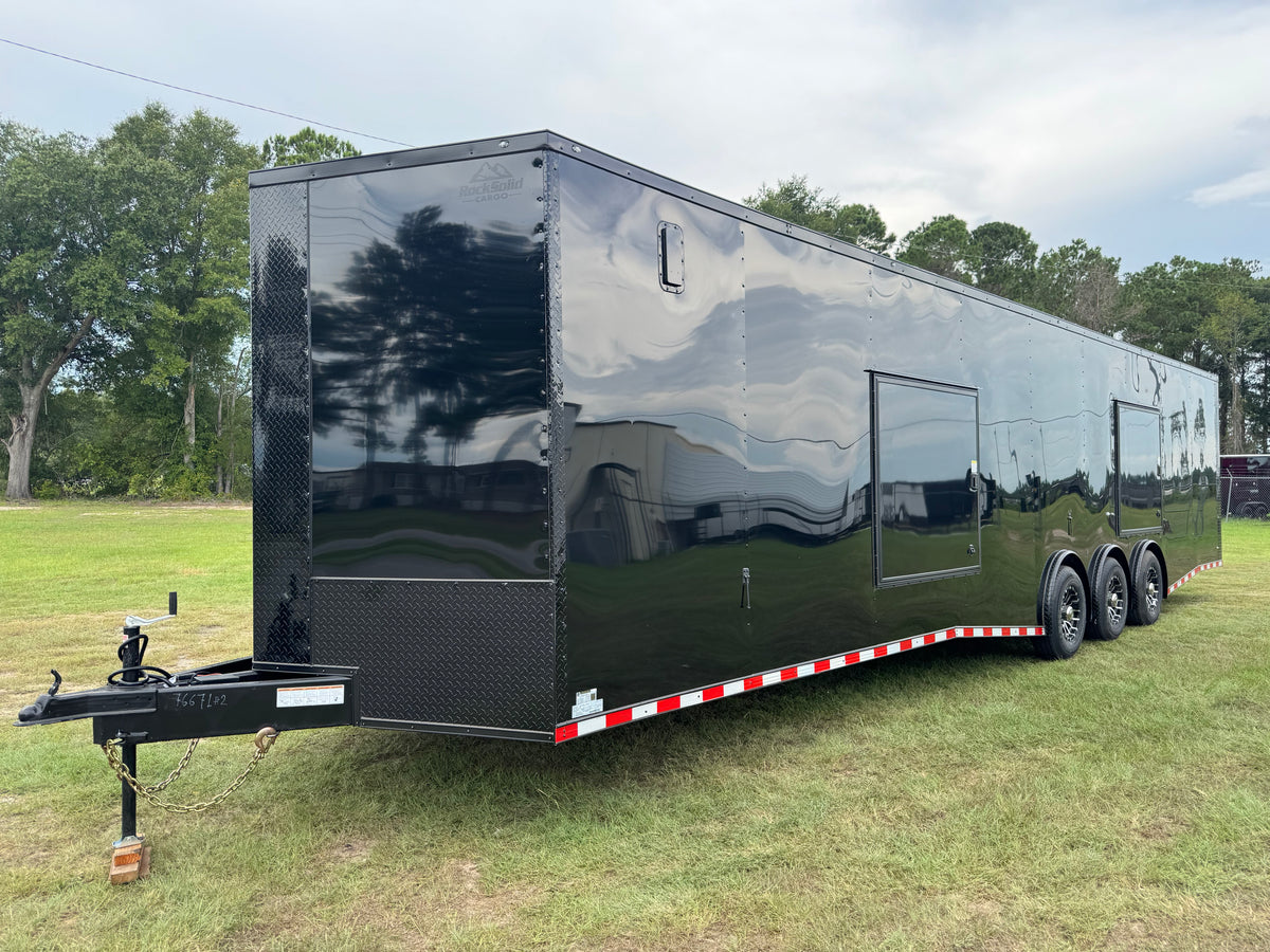8.5X36TTA5 Black Car Hauler Trailer