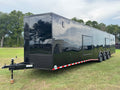 8.5X36 Black Car Hauler Trailer with ETRACK