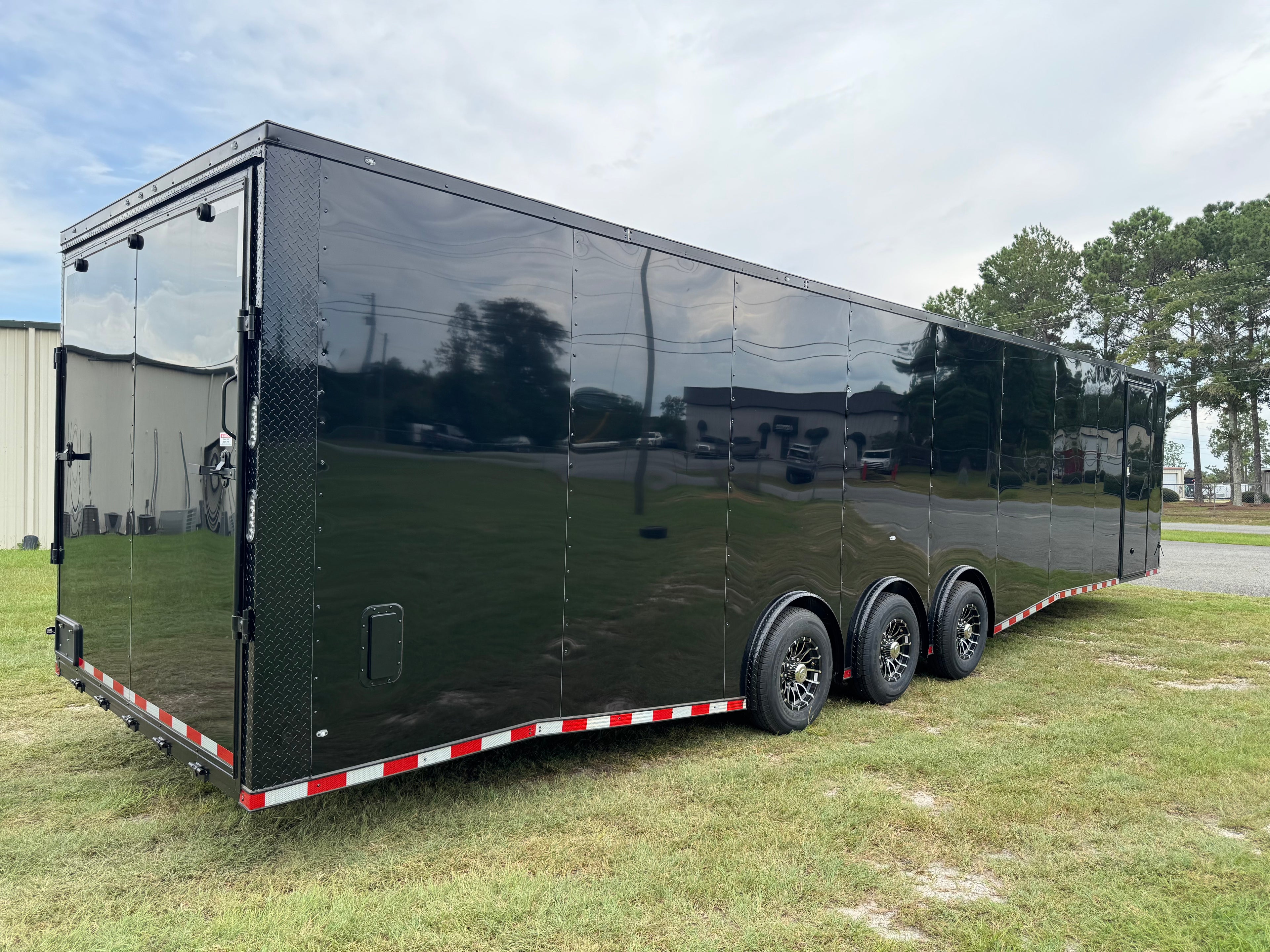 8.5X36TTA5 Black Car Hauler Trailer