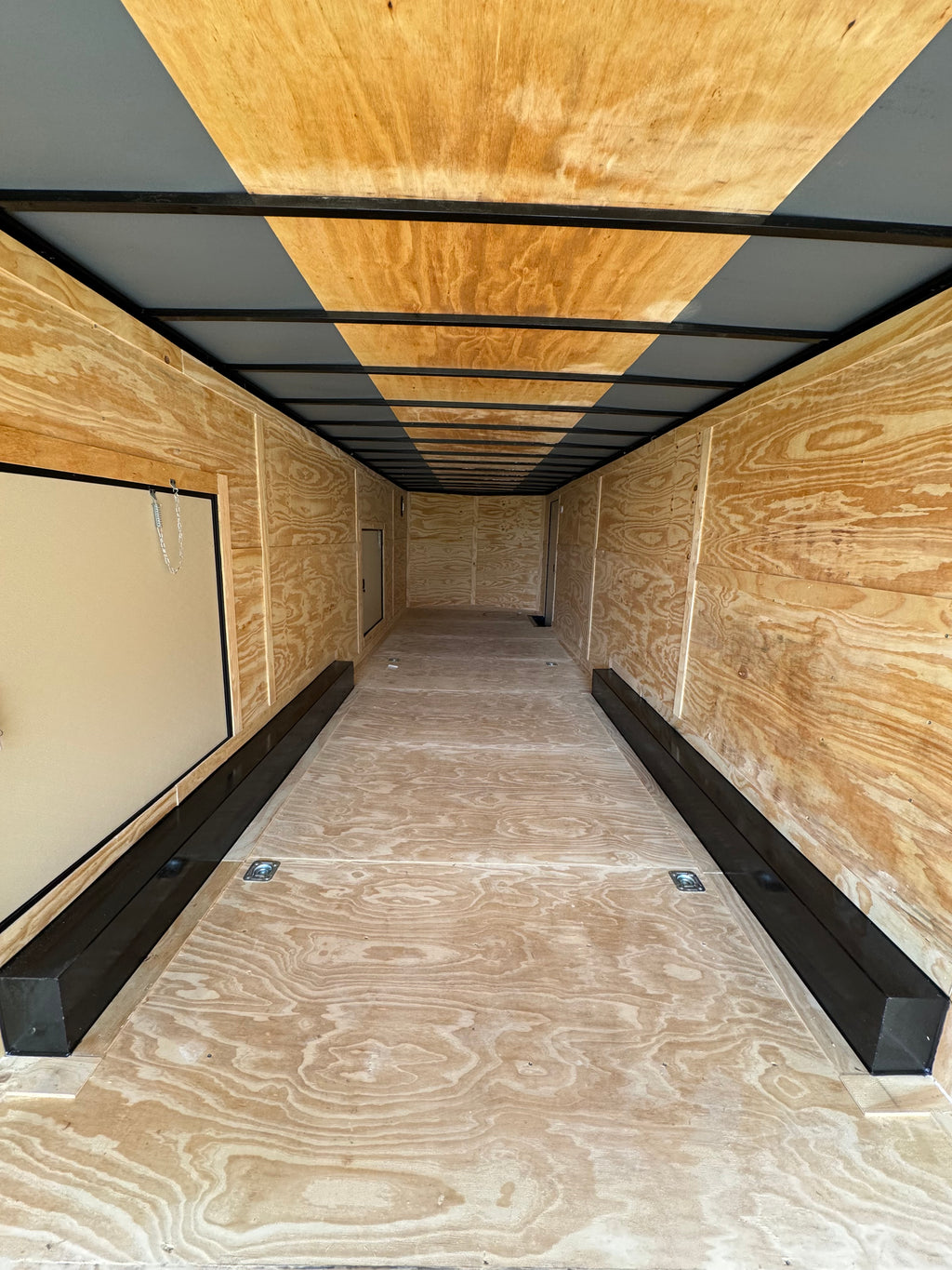 8.5x36TTA5 Black Enclosed Car Hauler Trailer — image 8 of 9
