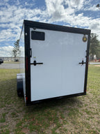 7X16TA White Standard Trailer BOP