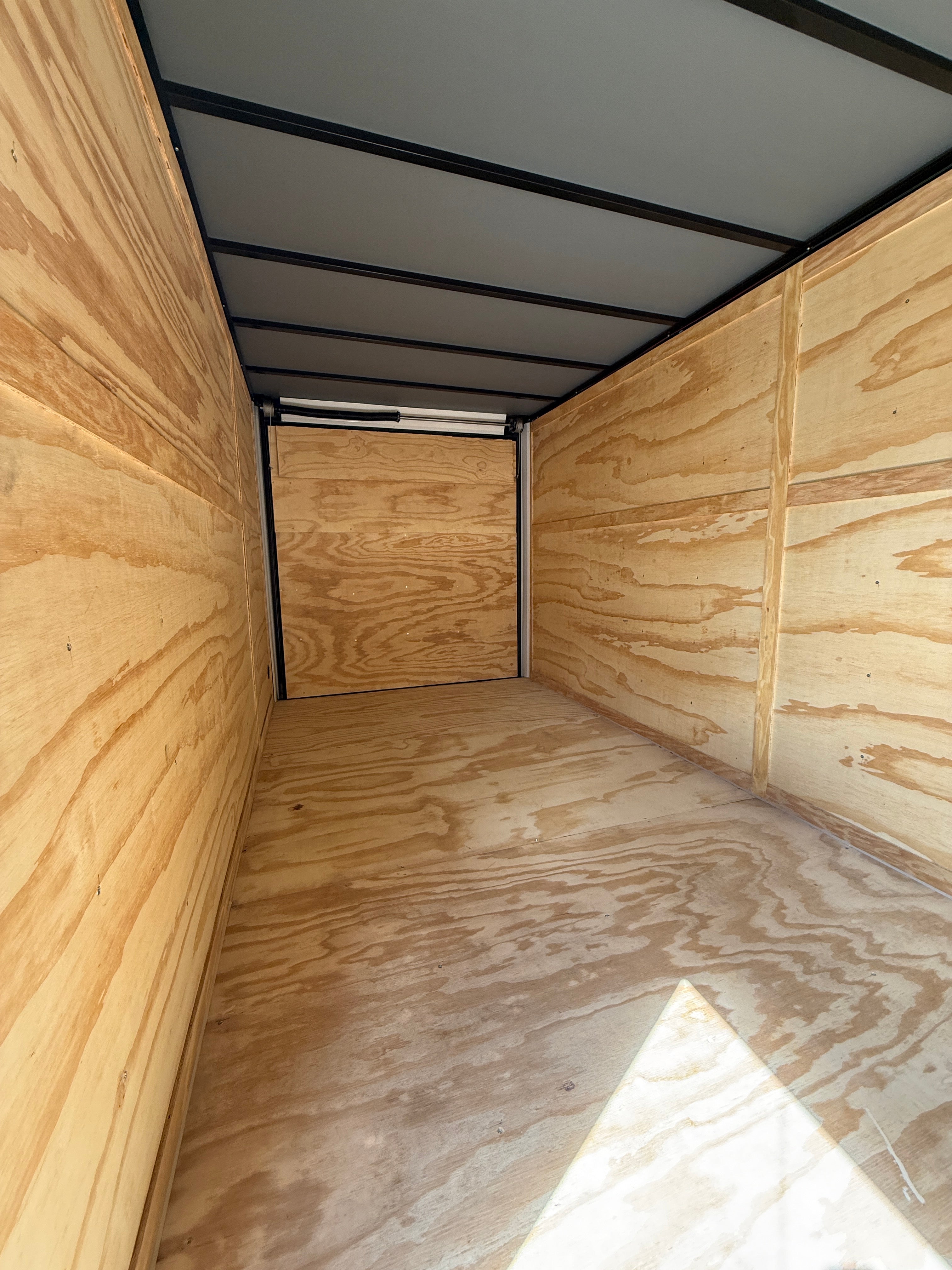 7X16TA White Standard Trailer BOP