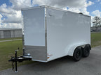 6X12TA White Standard Trailer