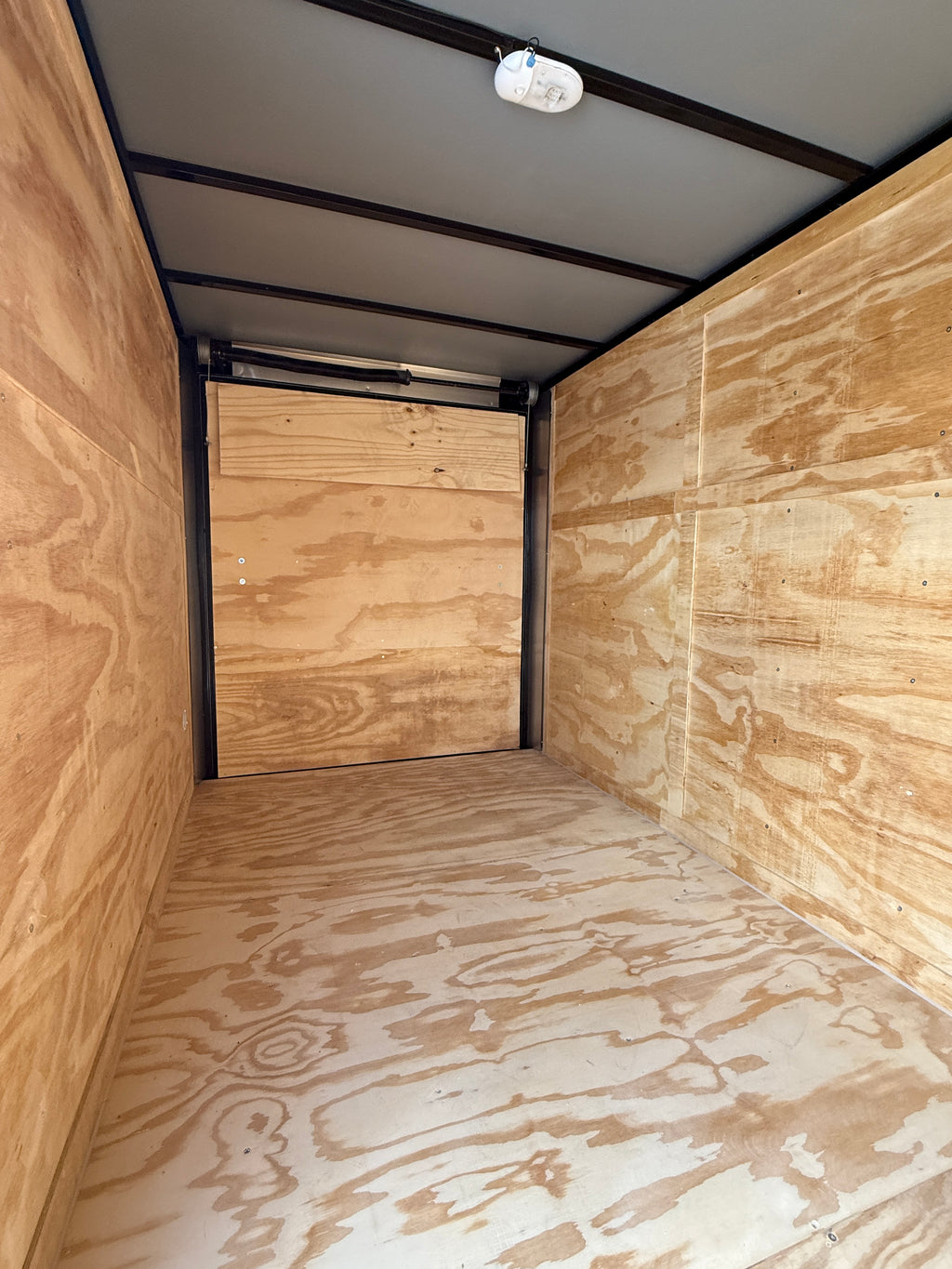 6X12TA White Standard Trailer