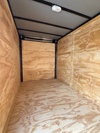 6X12TA White Standard Trailer