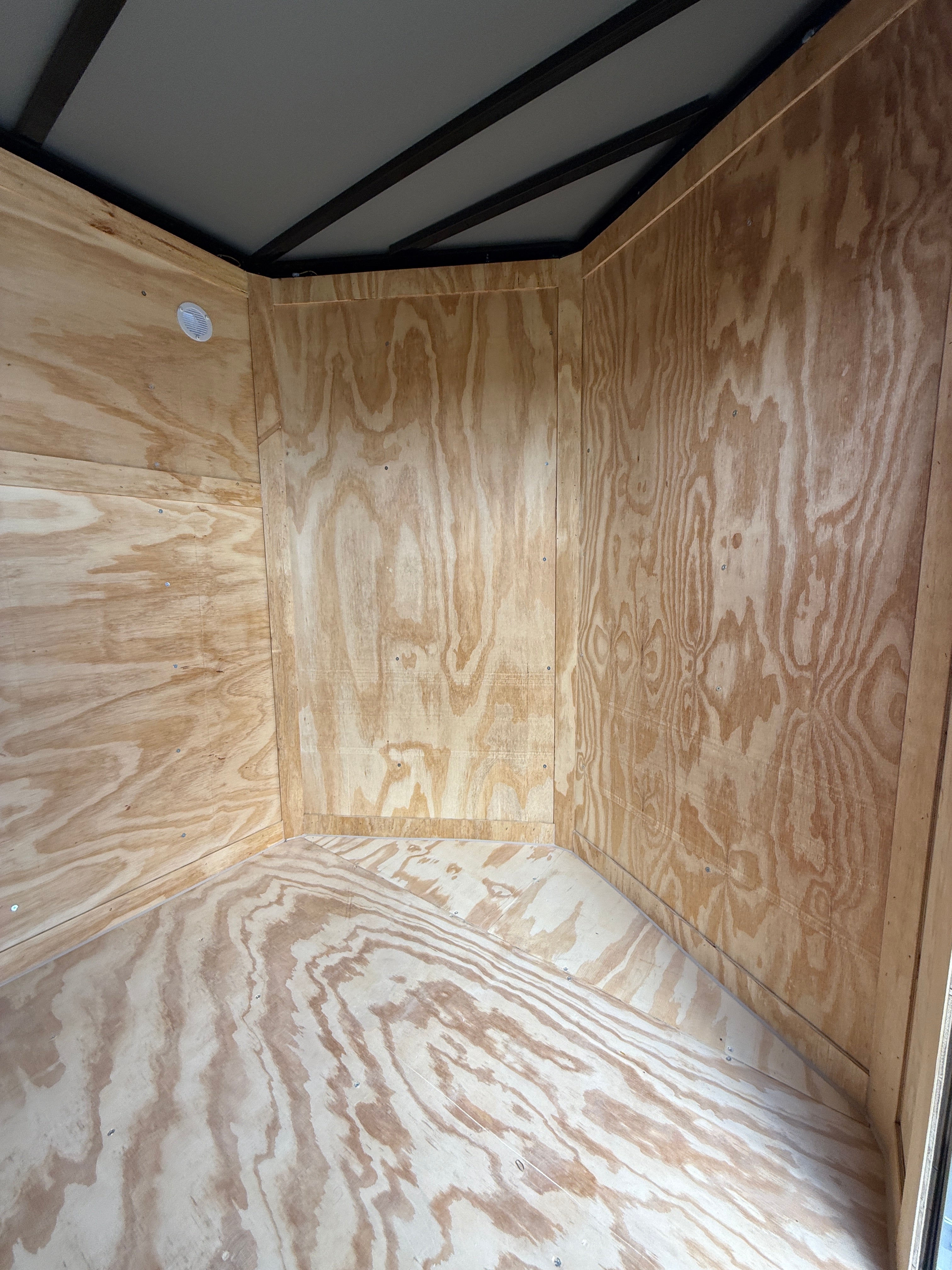 6X12TA White Standard Trailer