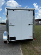 6X12TA White Standard Trailer
