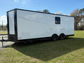 8.5X24TA3 White Race Ready Trailer