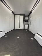 8.5X24TA3 White Race Ready Trailer