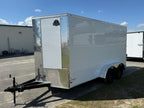 7X14TA White Standard Trailer
