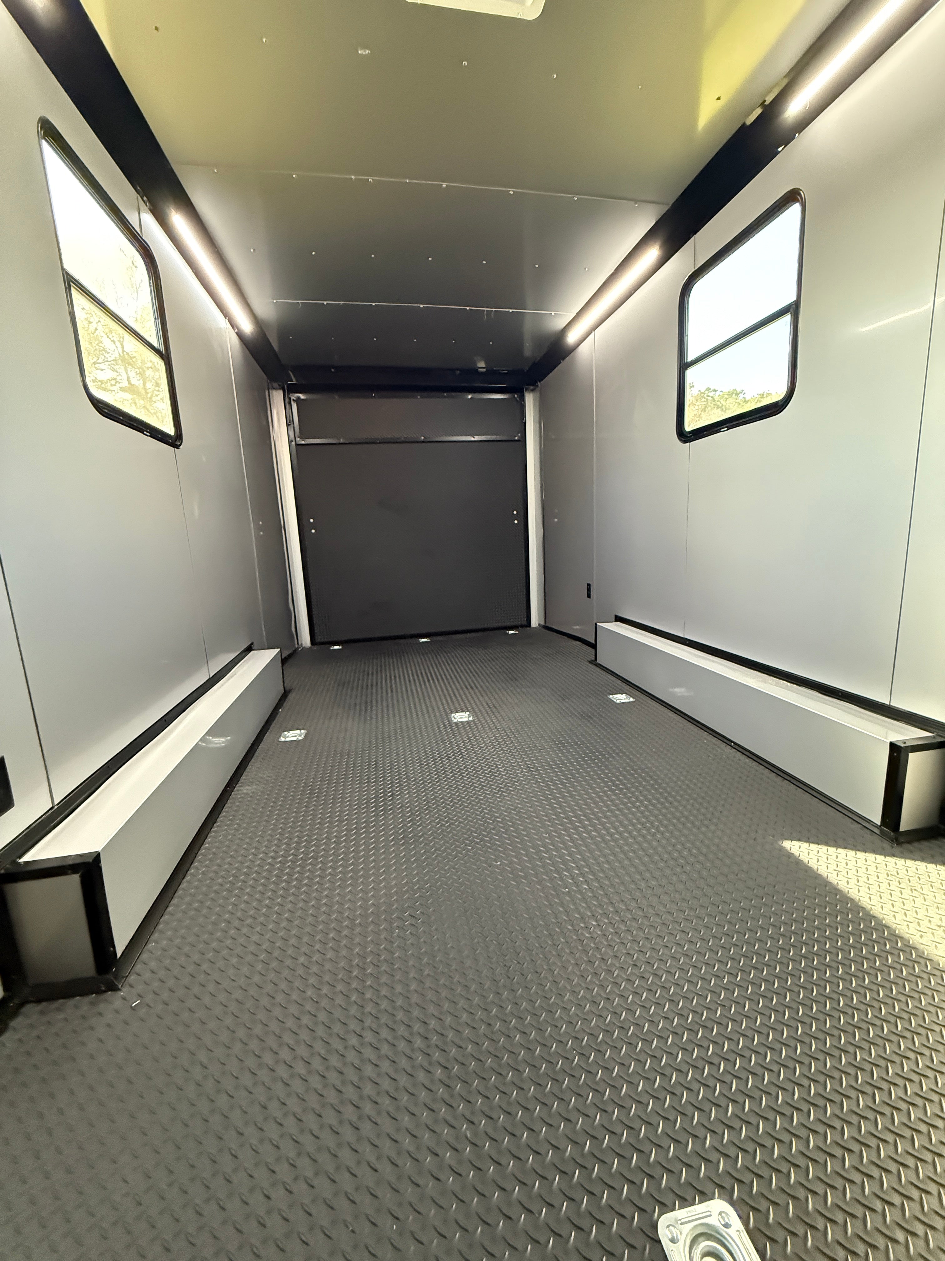 8.5X24TA3 Silver Race Ready Trailer