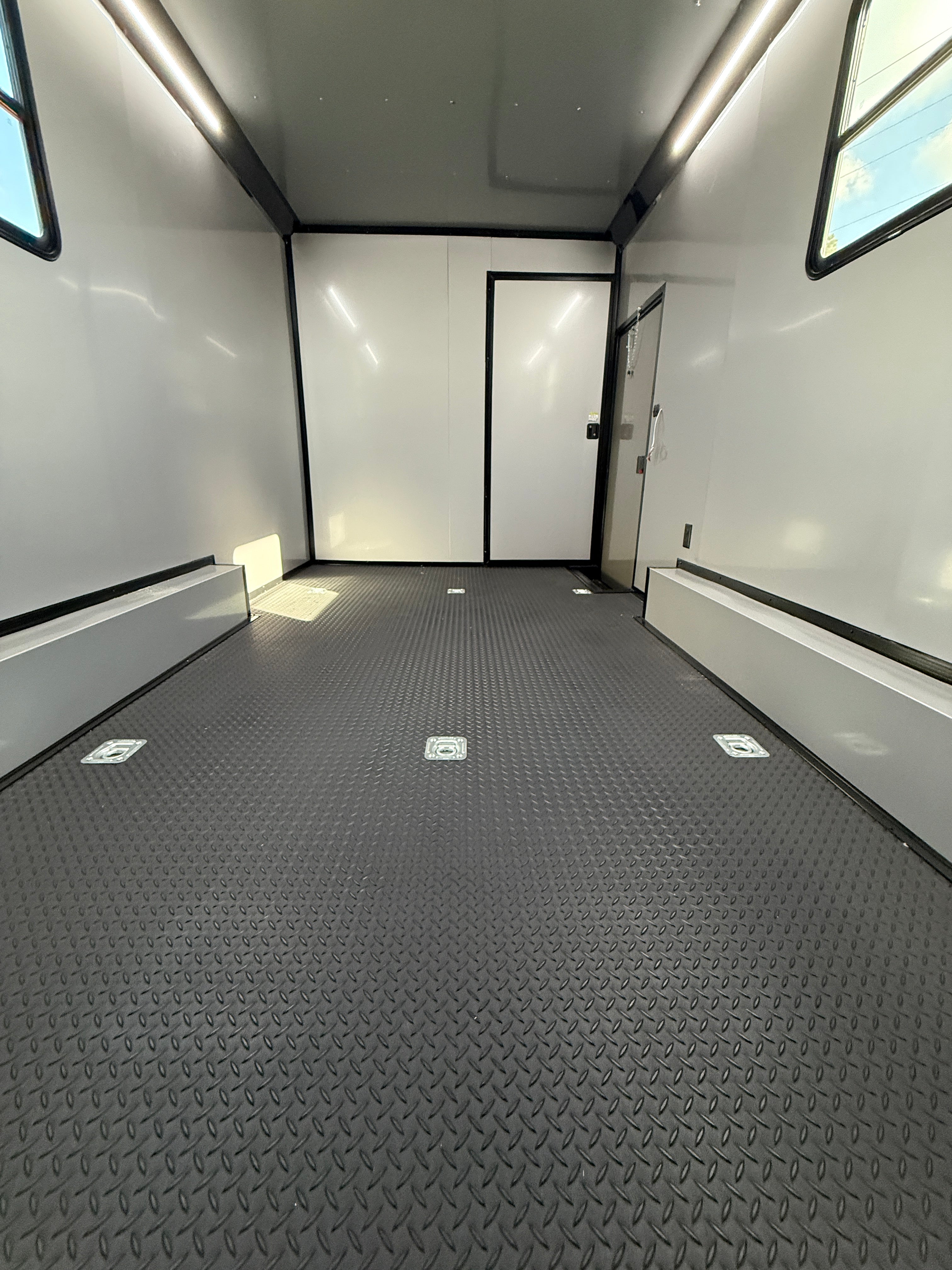 8.5X24TA3 Silver Race Ready Trailer