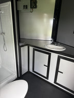 8.5X32TA Charcoal Hybrid Trailer | Living Quarters