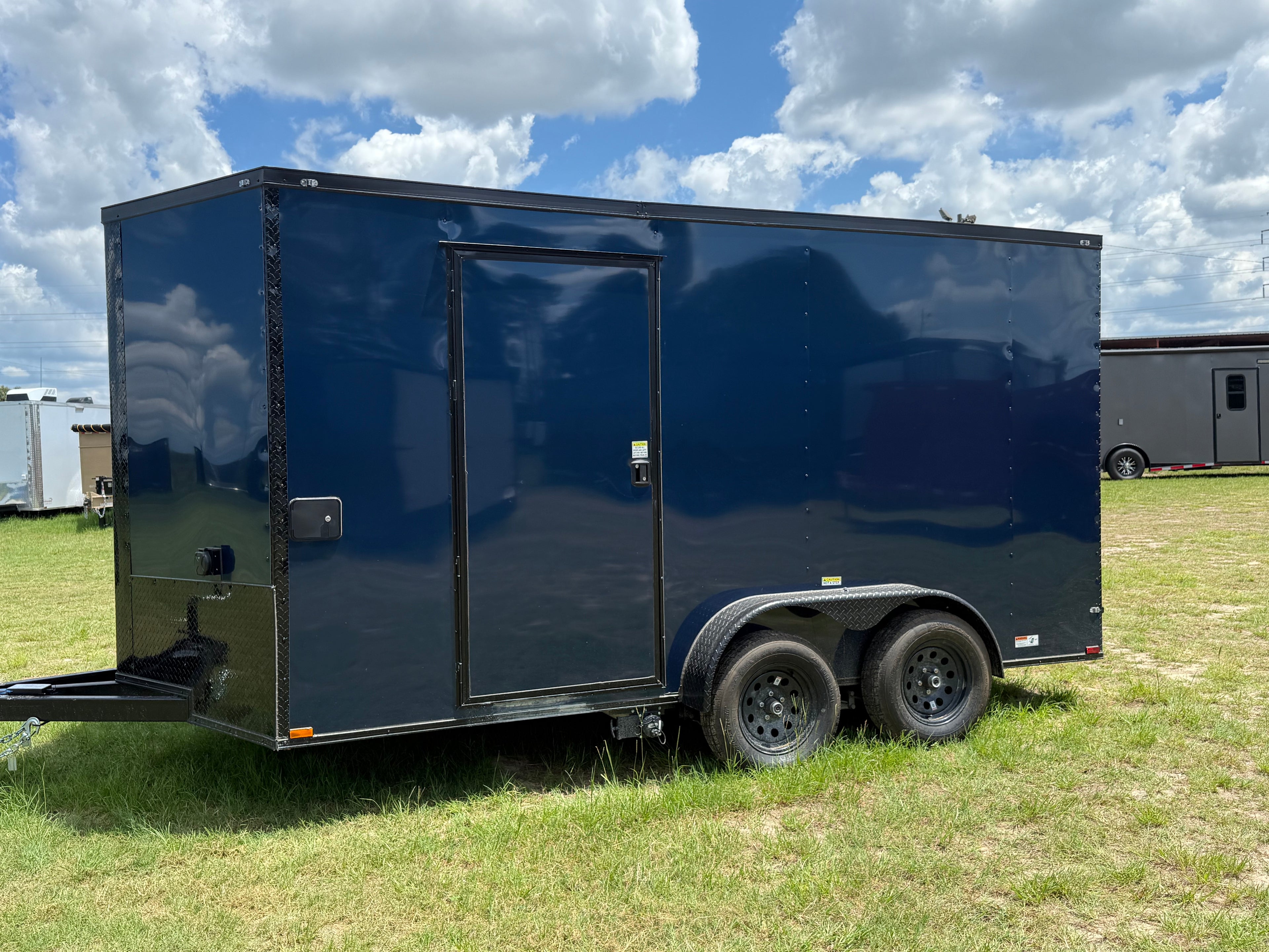 7X14TA Indigo Blue Concession Trailer
