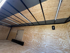 Remolque porta vehículos estándar de 8.5X24TA, color negro