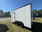 8.5X14 White Beverage Trailer Coffee