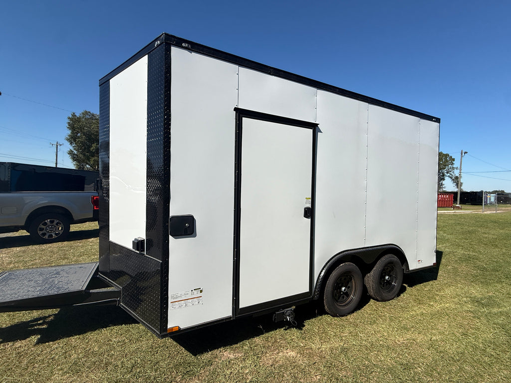 8.5X14 White Beverage Trailer Coffee