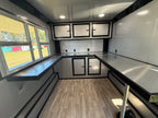 8.5X14 White Beverage Trailer Coffee