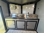 8.5X14 White Beverage Trailer Coffee