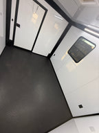 8.5X32 Black Hybrid Trailer | Full Bathroom