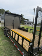 8.5X32TA Charcoal Hybrid Trailer | Living Quarters