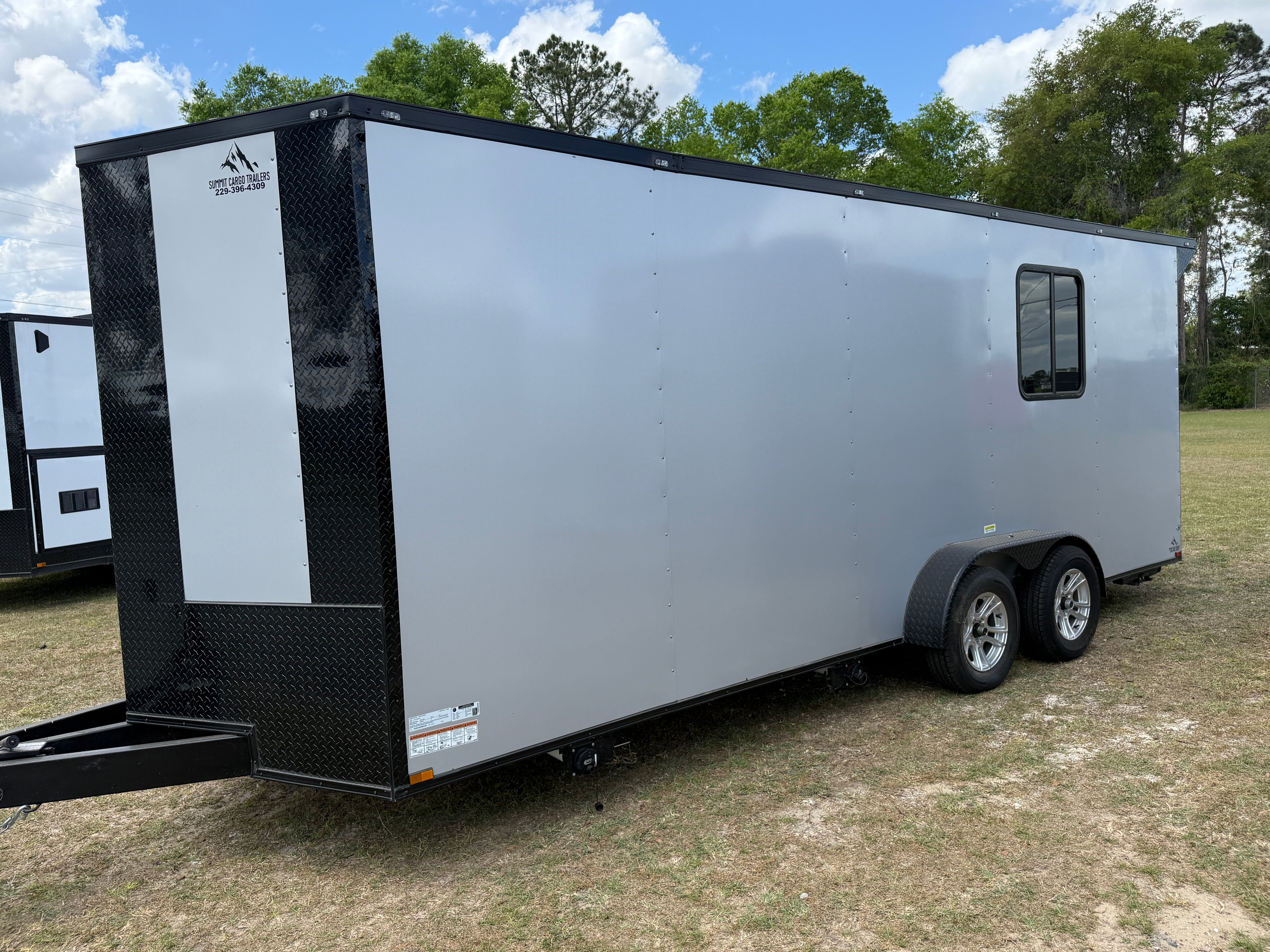 7X20TA Silver Race Ready Trailer