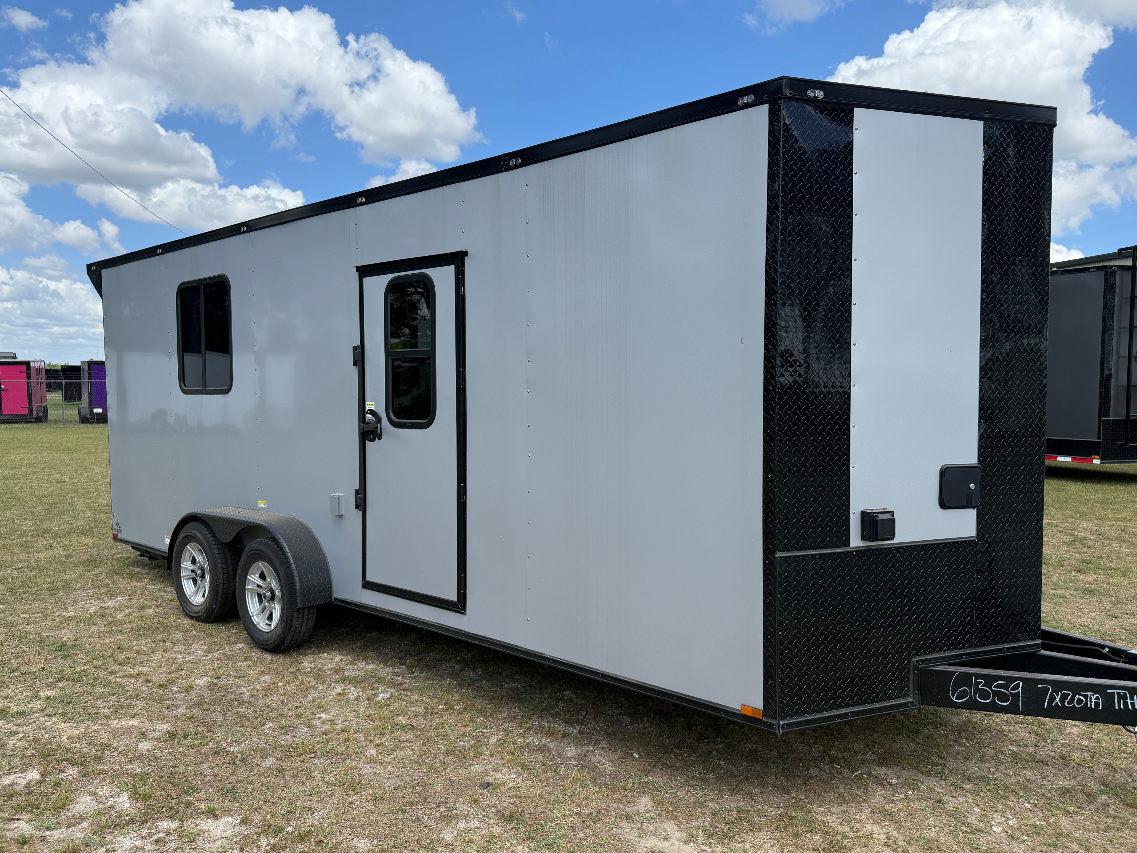 7X20TA Silver Race Ready Trailer