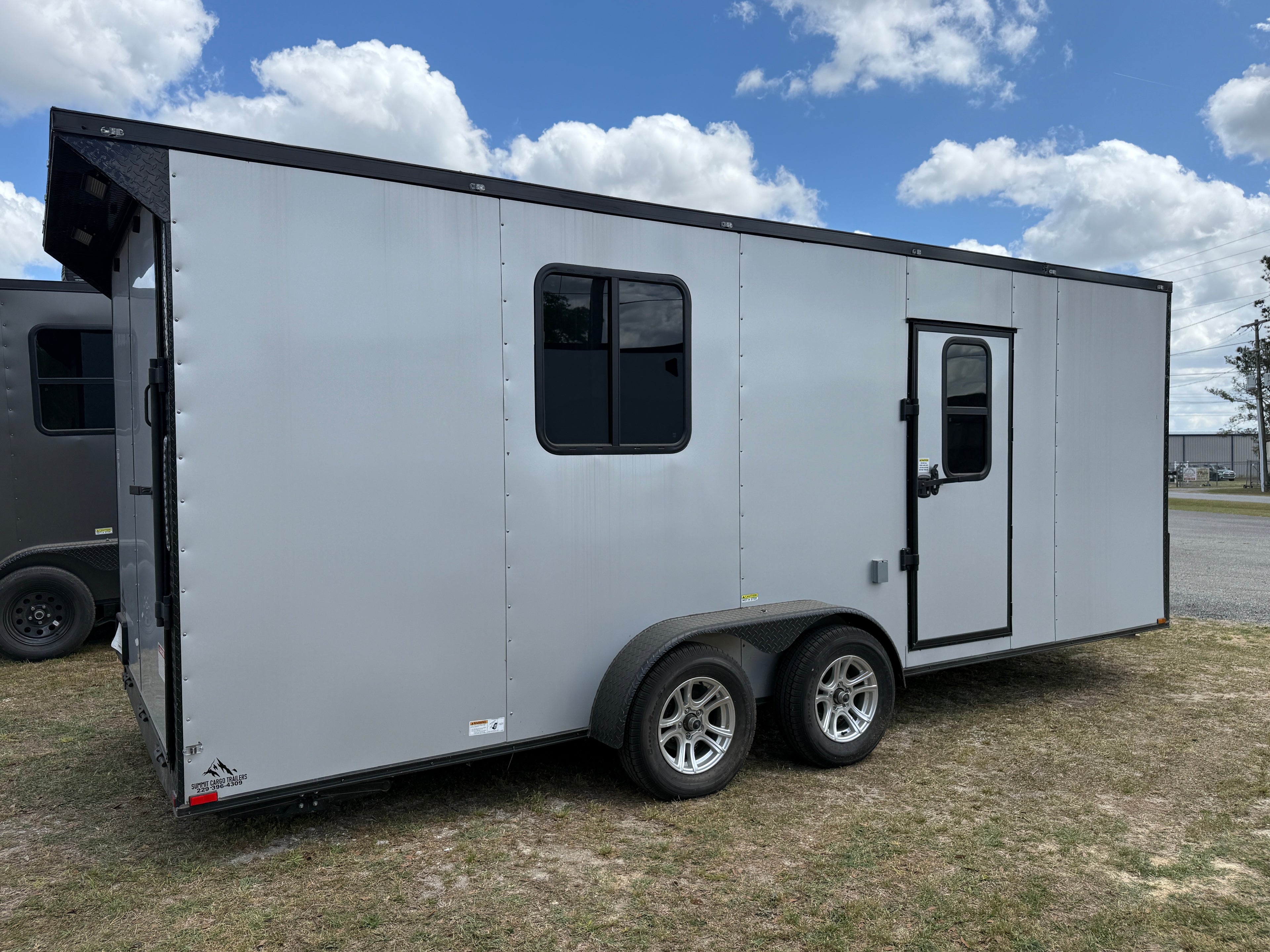 7X20TA Silver Race Ready Trailer
