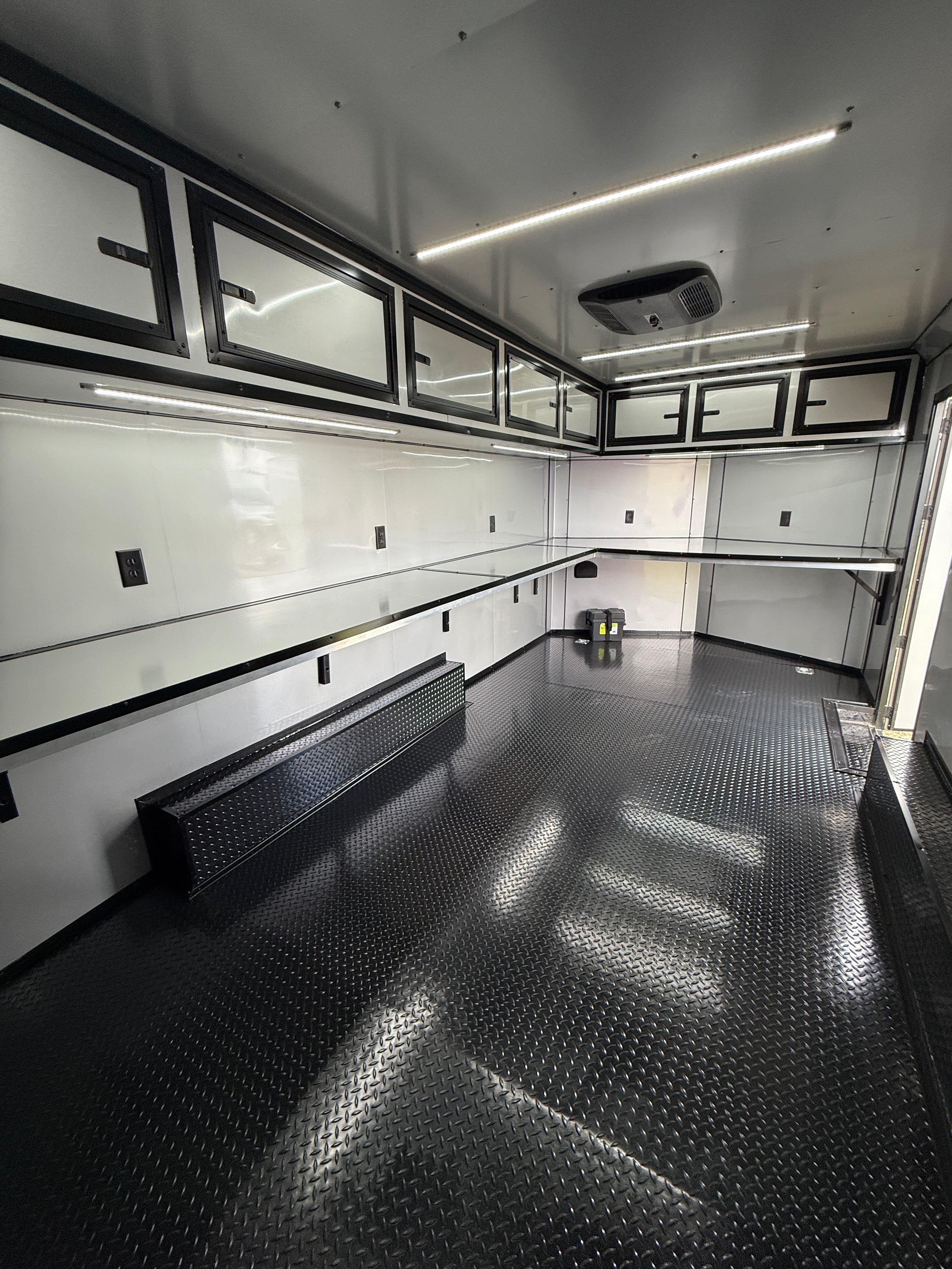 8.5X16TA Silver RC Office Trailer