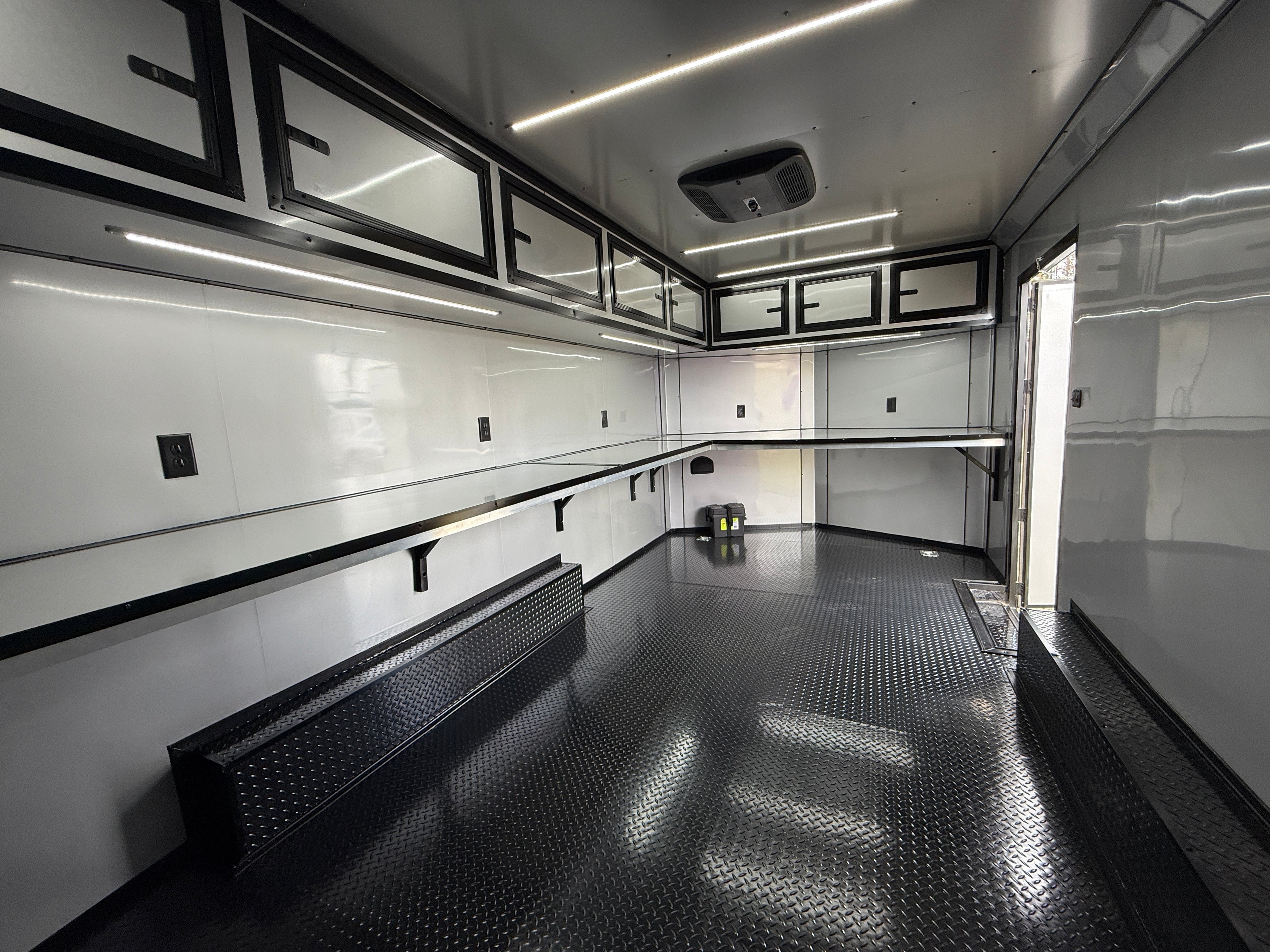 8.5X16TA Silver RC Office Trailer