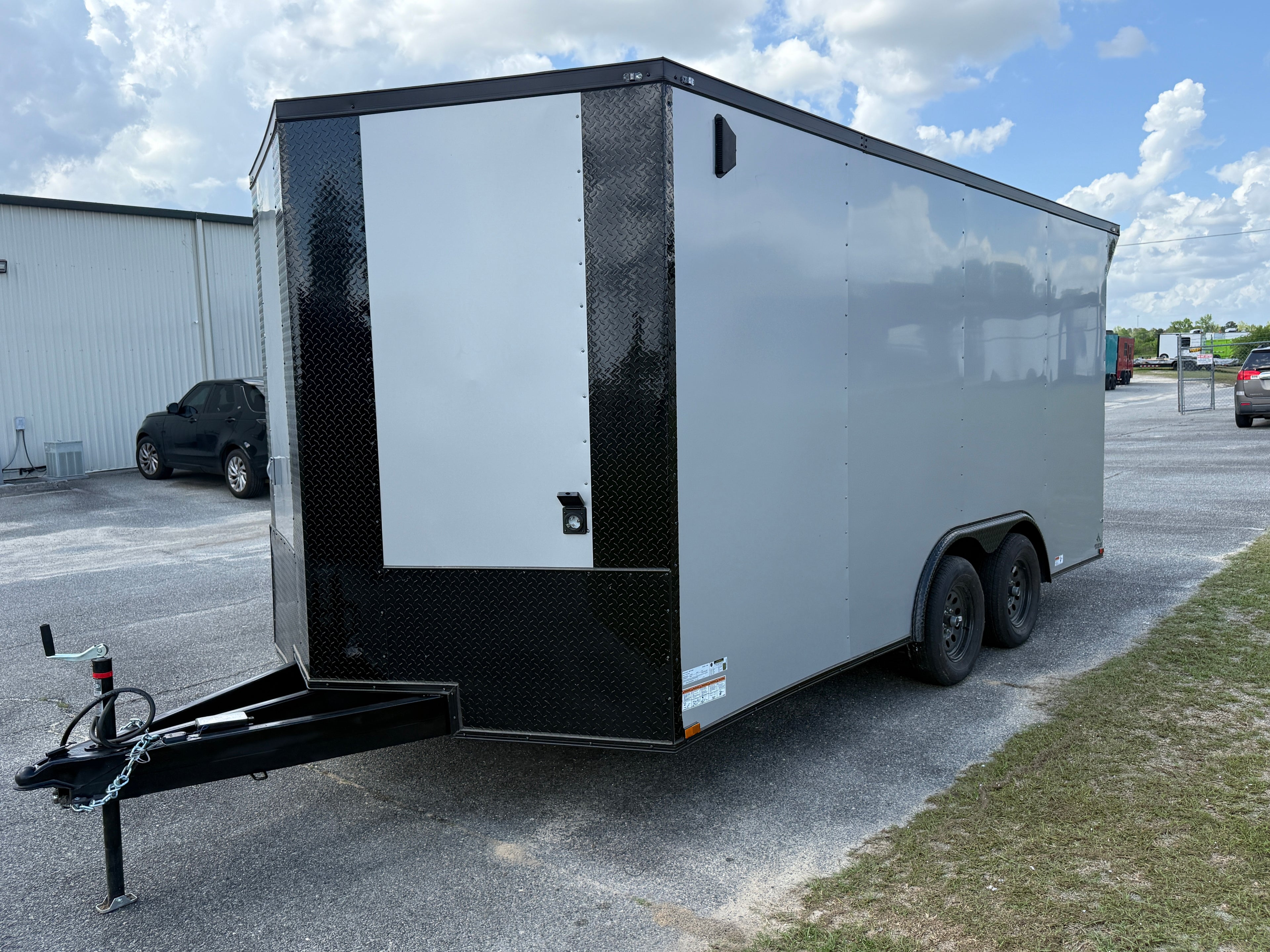 8.5X16TA Silver RC Office Trailer