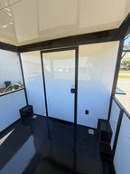 8.5X20TA White Concession Porch Trailer
