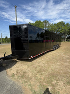 8.5X36TTA5 Black Car Hauler Trailer