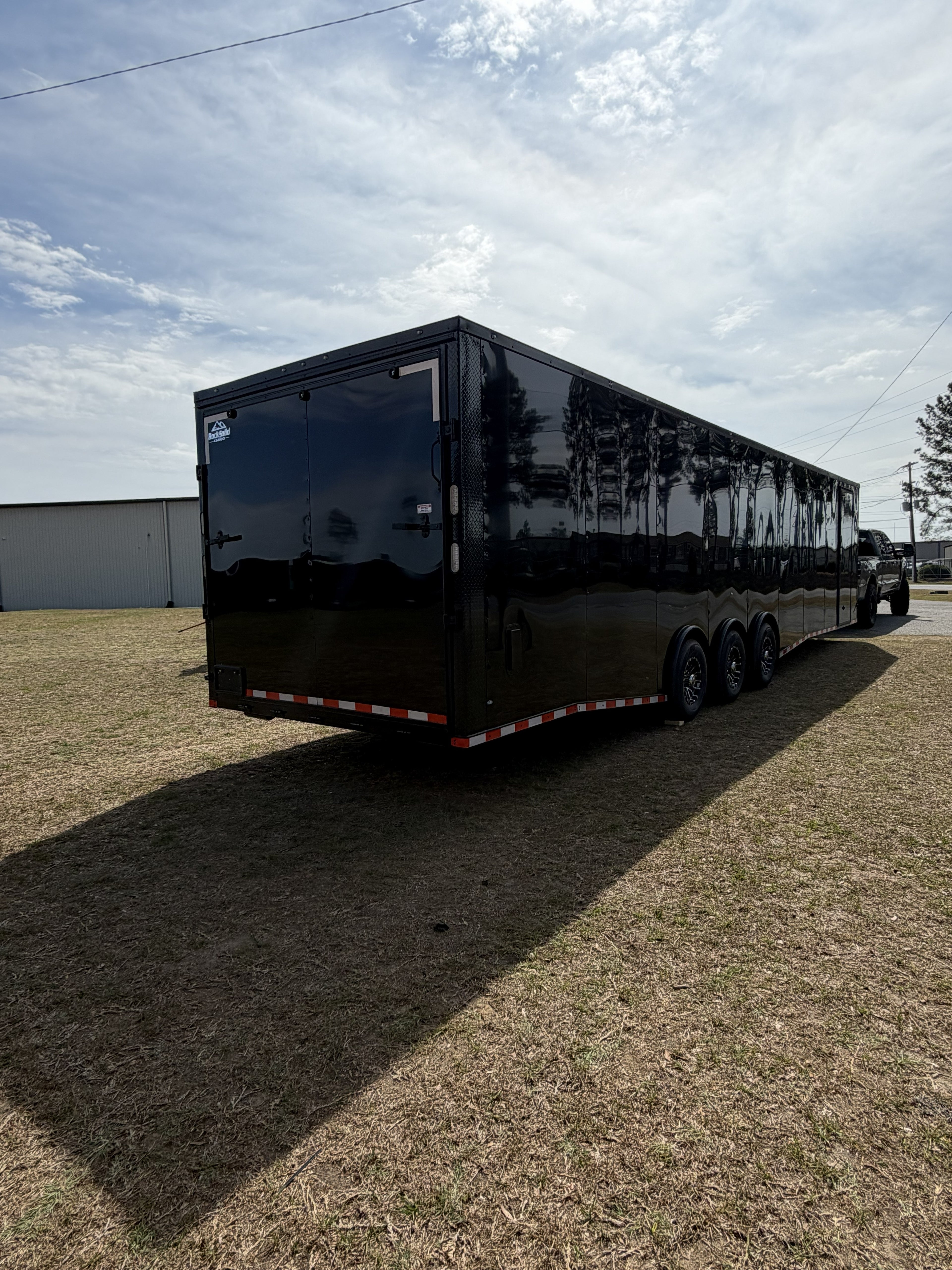 8.5X36TTA5 Black Car Hauler Trailer