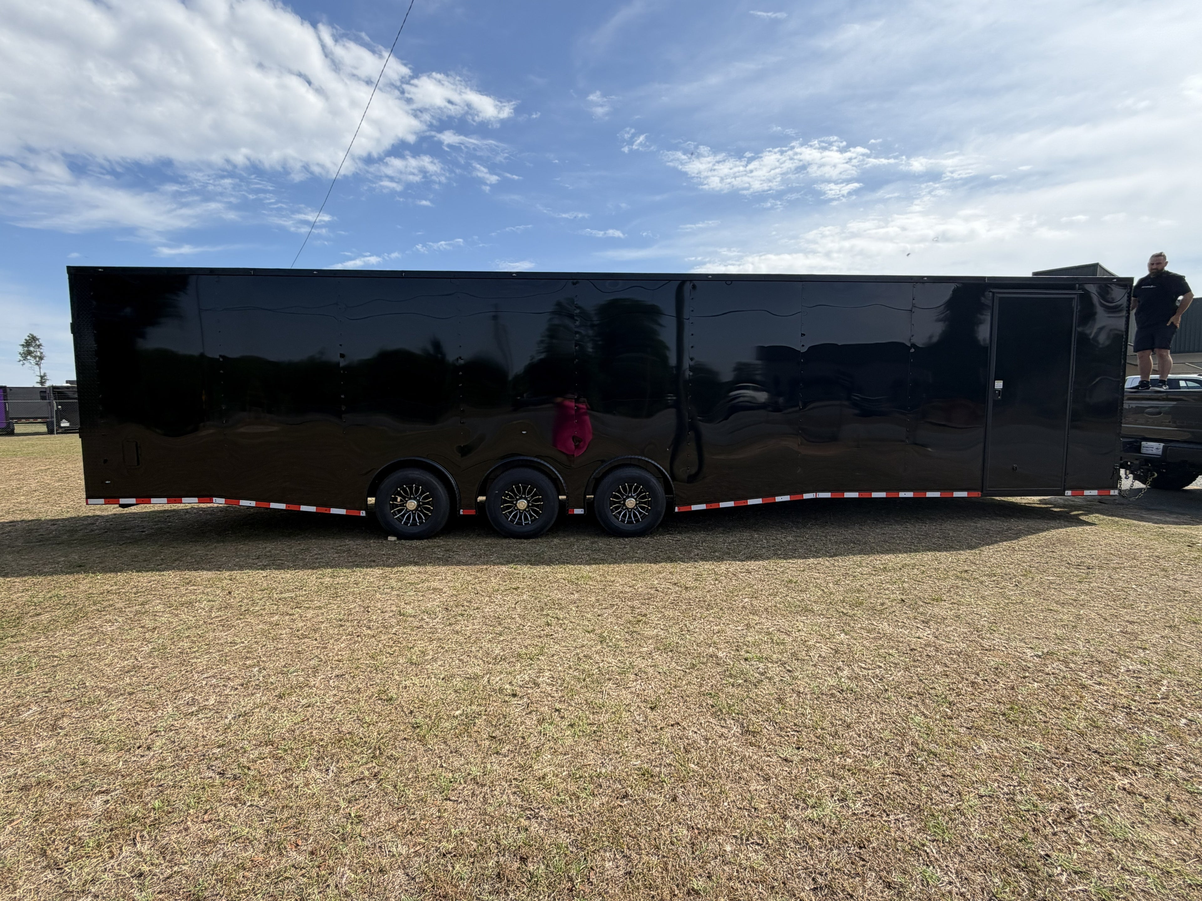 8.5X36TTA5 Black Car Hauler Trailer