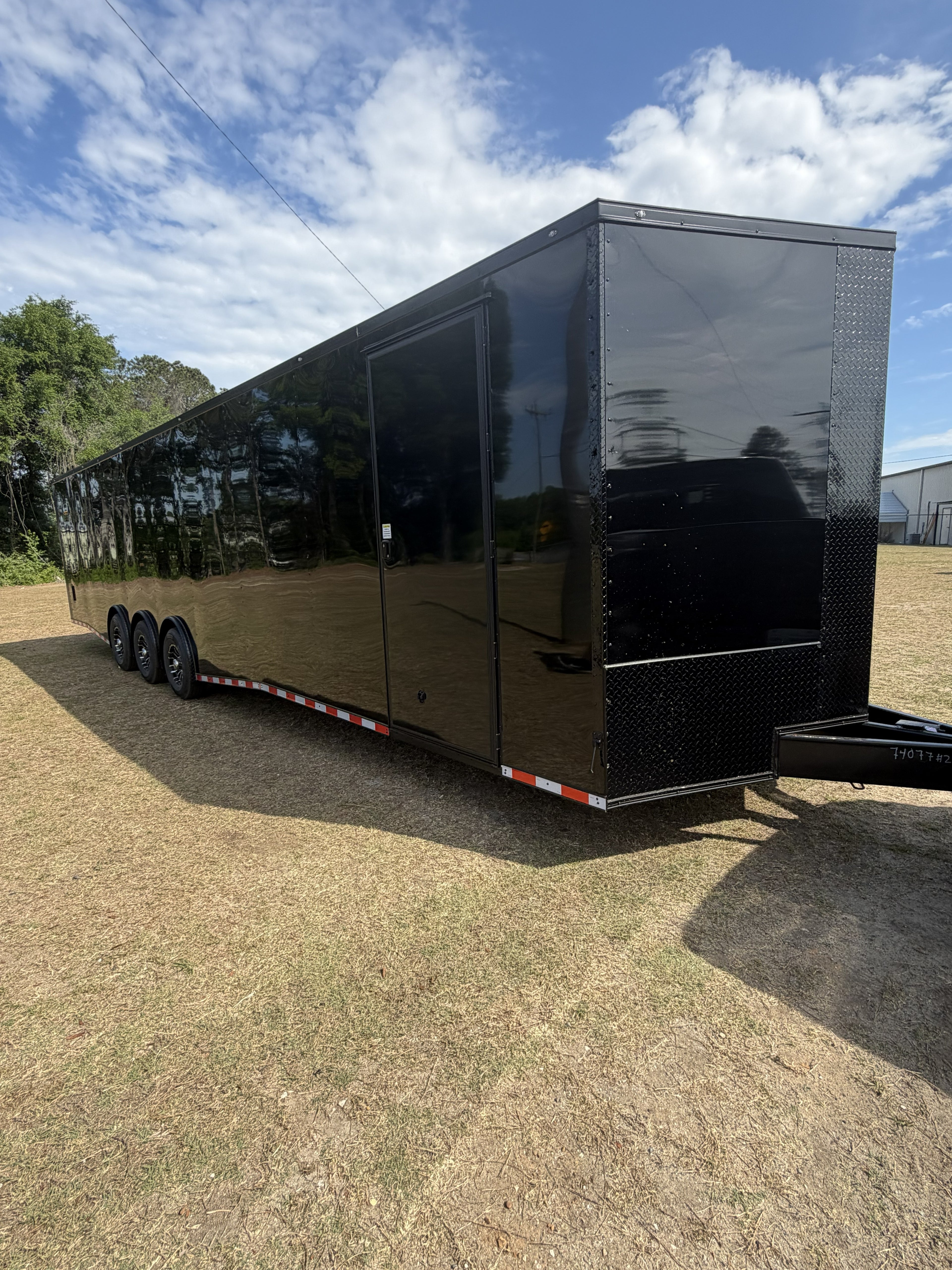 8.5X36TTA5 Black Car Hauler Trailer