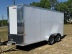 6X14TA White Standard Trailer