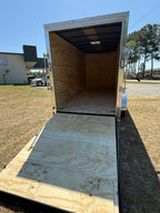 6X14TA White Standard Trailer