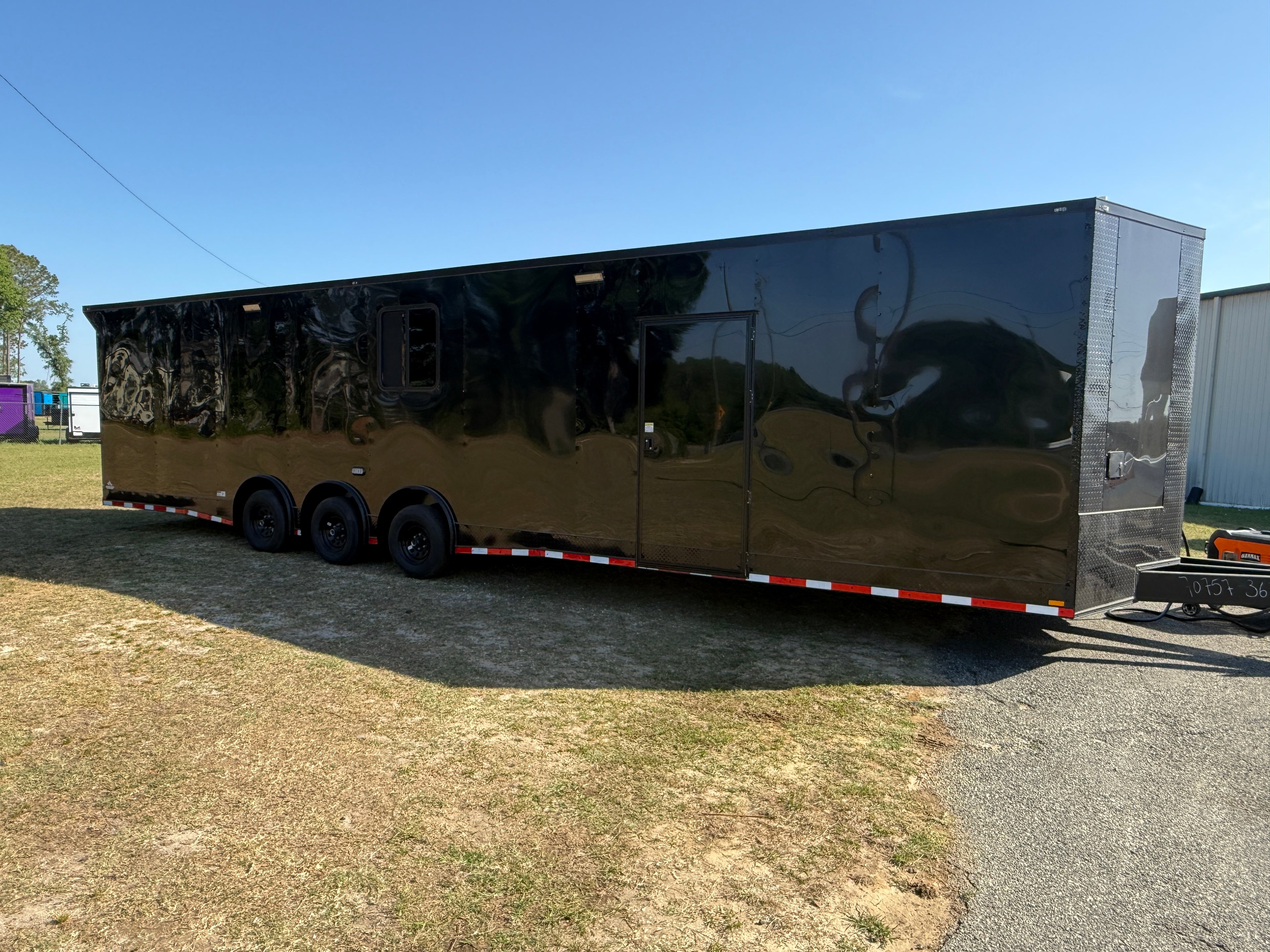 8.5X36TTA3 Black Race Ready Trailer