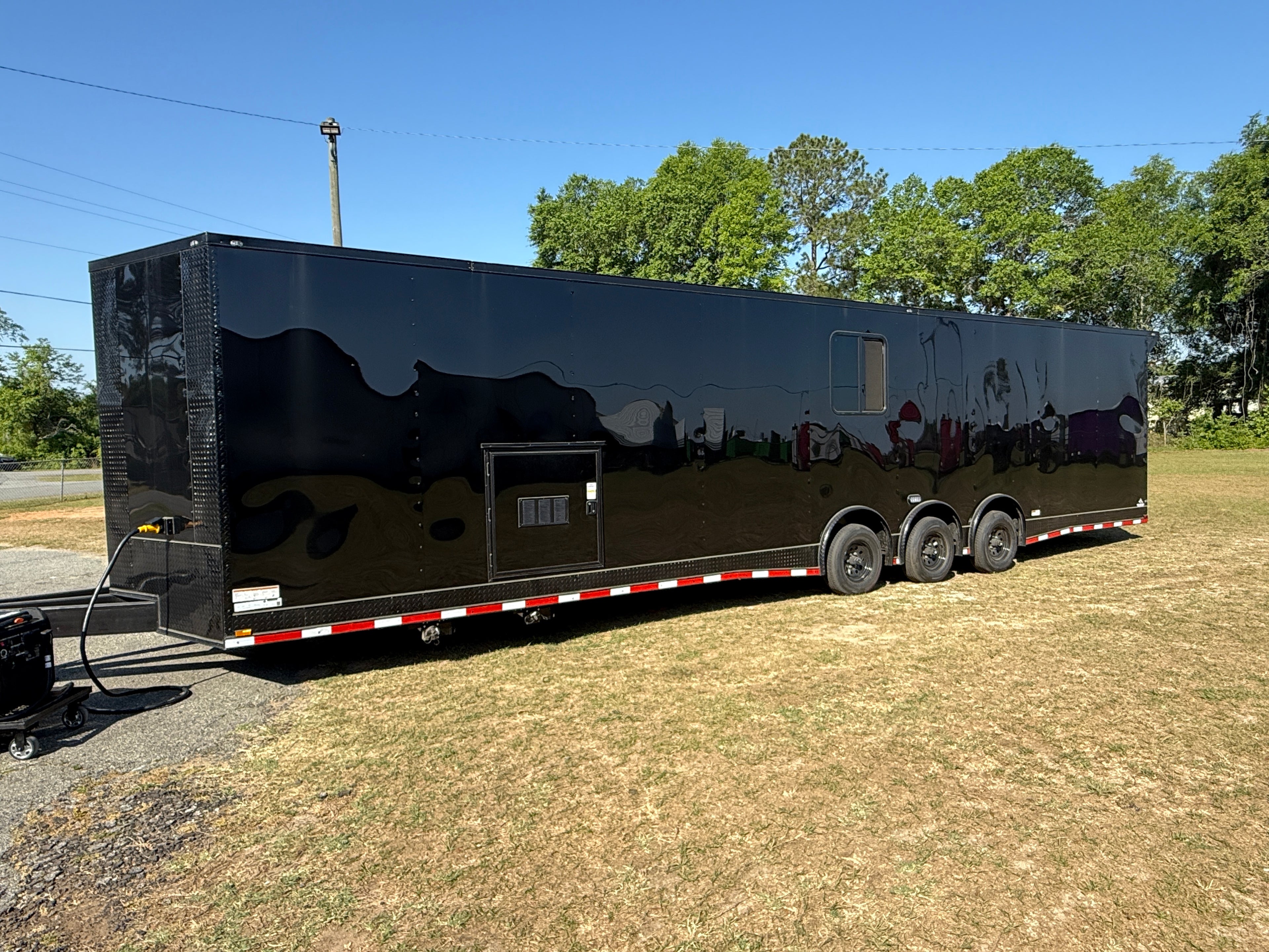 8.5X36TTA3 Black Race Ready Trailer